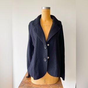 Jane Ashley women’s black cardigan/blazer size L